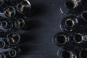 Socket set on the sides zenith angle