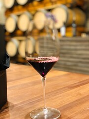 glass of wine