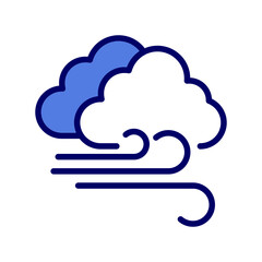 Cloudy Windy Icon