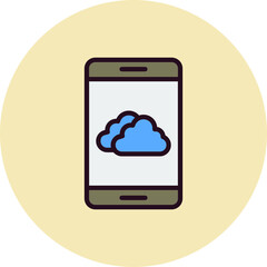Mobile Weather App Icon