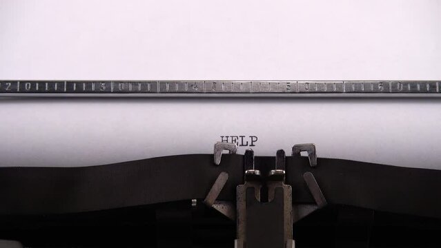 Typing phrase HELP Ukraine 