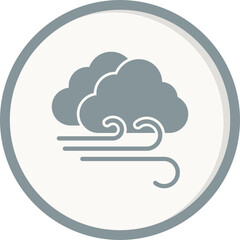 Cloudy Windy Icon