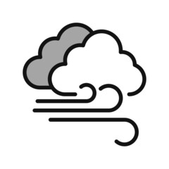 Cloudy Windy Icon