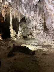 Rock Formations in Carlsbad Caverns National Park