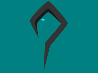 Mysterious, anonymous, unknown illustration vector design