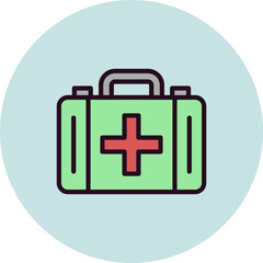 Fototapeta premium First Aid Kit Icon