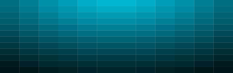 Abstract blue gradient rectangle mosaic banner background. Vector illustration.