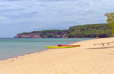 Sea Kayaks Ready to Head Out