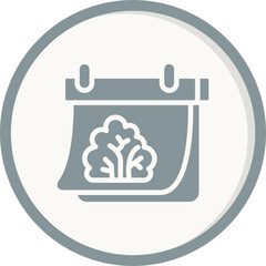 Spring Calendar Icon