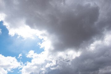 blue sky with clouds