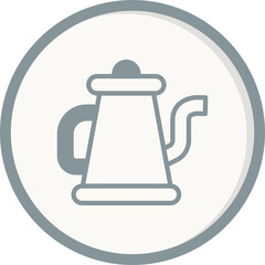 Obraz premium Coffee Kettle Icon