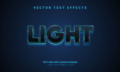 Modern Light Editable text effect