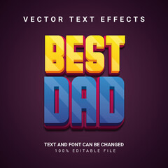 Best Daddy 3D text effect