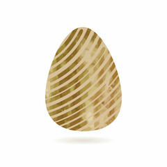 easter egg  textured colorfulisolated vector illustration