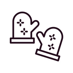 Winter Gloves Icon