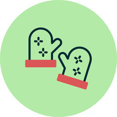 Winter Gloves Icon