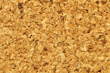 Close Up Texture of Cork Board Surface, Wood Background.