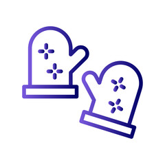 Winter Gloves Icon