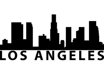 Naklejka premium Los Angeles Skyline