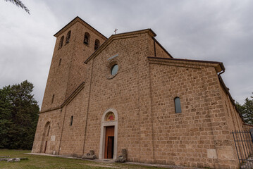 Rocchetta a Volturno, Molise. Benedictine Abbey of S. Vincenzo al Volturno.