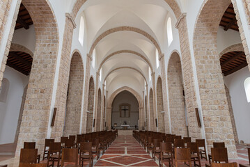 Rocchetta a Volturno, Molise. Benedictine Abbey of S. Vincenzo al Volturno.