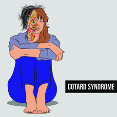 Cotard's Syndrome is a rare neuropsychiatric condition, hypochondriacal delusion and then as Delusion of denial.