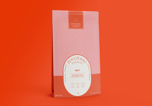 Stand Up Zip Lock Pouch Mockup