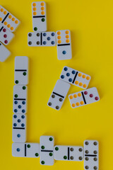 dominoes in a row