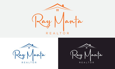 Building and Construction real estate logo design 