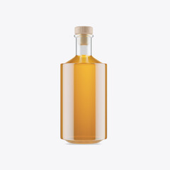 Whiskey Glass Bottle. 3D render