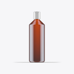 Isolated Liquid Bottle. 3D render