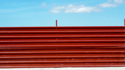 A High Contrast Red Metallic Background