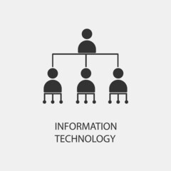 Information technology vector icon illustration sign