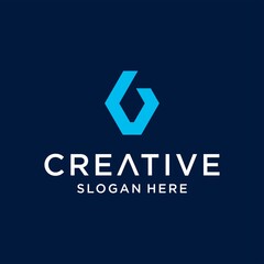 Letter g logo template icon design for business of Construction Real Estate