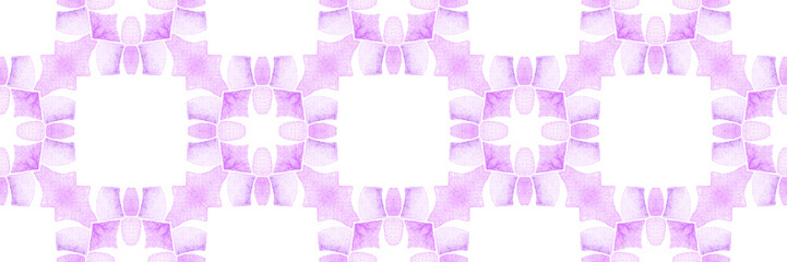 Exotic seamless pattern. Purple likable boho chic