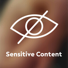 Eye Sensitive Content, Sign Inappropriate Content, Censored View Icon, Internet  Safety Concept, Inappropriate Content, Only Adult 18 Plus, Internet safety concept, vector Illustration, image template