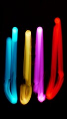 juggling with glowing LED juggling balls 