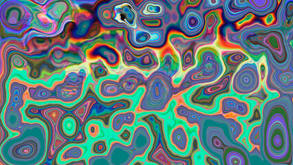 Abstract multicolored glowing marble background.