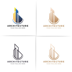 Building architecture logo design