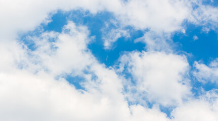 blue sky and clouds