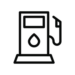 petrol line icon illustration vector graphic