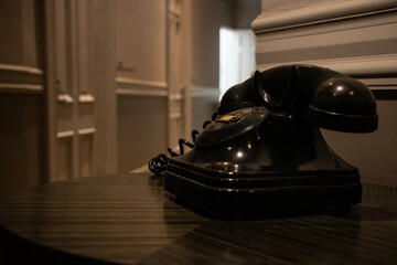 Telefono Antiguo Negro