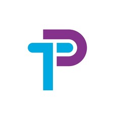 P or TP  letter icon vector illustration concept