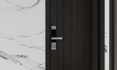 Digital door lock systems for good safety of home apartment door. Digital door handle. - Powered by Adobe