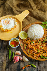 Stir Fried Basil with Minced Pork