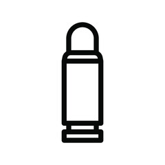 bullet line icon illustration vector graphic