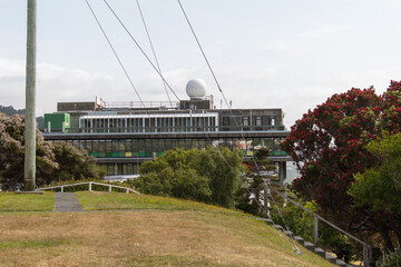 MetService weather building at Botanic Garden in Wellington, New Zealand.