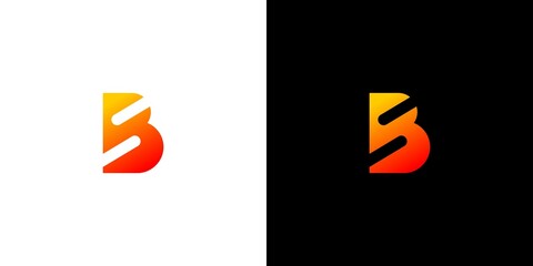 Modern and unique letter B initials logo design 4