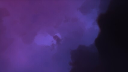 Space background with realistic nebula and shining stars. Colorful cosmos with stardust and milky way. Magic color galaxy. Infinite universe and starry night. 3d render	
