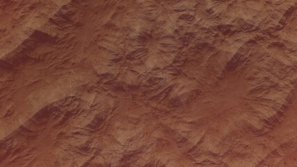 3d render of abstract planet surface with high detailed relief